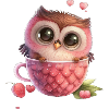 Mug Chouette Fraise