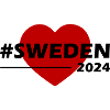 Sweden 2024 Heart Love