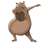 Dabbybara - Capybara dabbing