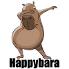 Capybara Dabbing Happybara Cadeau