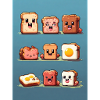 Pixelart, Frühstück
