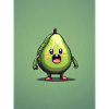 Pixelart Avocado