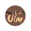 Ulm,skyline, braun, Stadt,retro