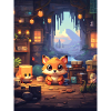 Pixelart Fuchs