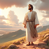 Jesus on the mountain