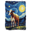 Vache Nuit étoilée