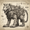 Blueprint / Sepia / Vintage / Retro / Robot