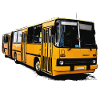 Yellow Ikarus Bus Z80