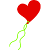 Flying heart