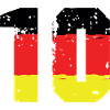 10 Numéro Allemagne Jersey