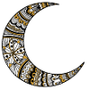 Gold Moon Mandala