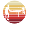 Table Tennis Sunset Match Gift