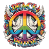 Paix Amour Fierté Arc-en-ciel Design