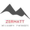 Minimalistisches Zermatt-Logo