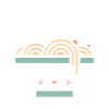 Ramen - söpö japanilainen maskotti - musta