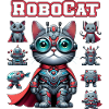 Robocat Robot Cat Funny Animals