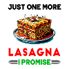 Nur noch eine Lasagne, versprochen