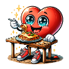 Lasagna Heart Italy Food Cooking