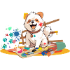 Bunter Hund