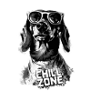 Dachshund Chill Zone Black&White