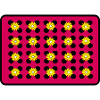 Flowers on dots