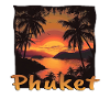 Phuket Thailand Sunset Vacation Grunge