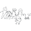 Stick figure family