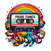 Pride Tunes Rainbow Cassette Design