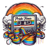 Pride Tunes Rainbow Cassette Design