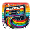 Pride Tunes Rainbow Cassette Design