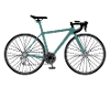 Teal Bicycle Blueprint Print