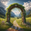 Archway in nature