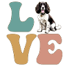 LOVE Springer Spaniel Dog