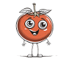 Mignon Tomate Souriant Design