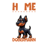 Zuhause - Dobermann