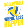 Volleyball Volleyball Ace Card