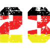 23 Numéro Allemagne Jersey