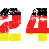24 Number Germany Jersey