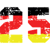 25 Number Germany Jersey