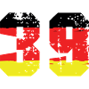 39 Numéro Allemagne Jersey