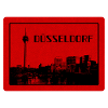 Duesseldorf Skyline Red Edition