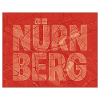 Nuremberg City Map Bold