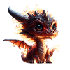 Petit dragon mignon