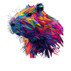 Capybara Polygon Geschenk