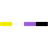 Discreet non-binary flag.