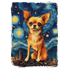 Chihuahua Starry Night