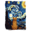 Cat Starry Night