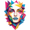 Art du visage moderne