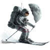 Astronaut Skier