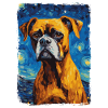 Boxer Starry Night